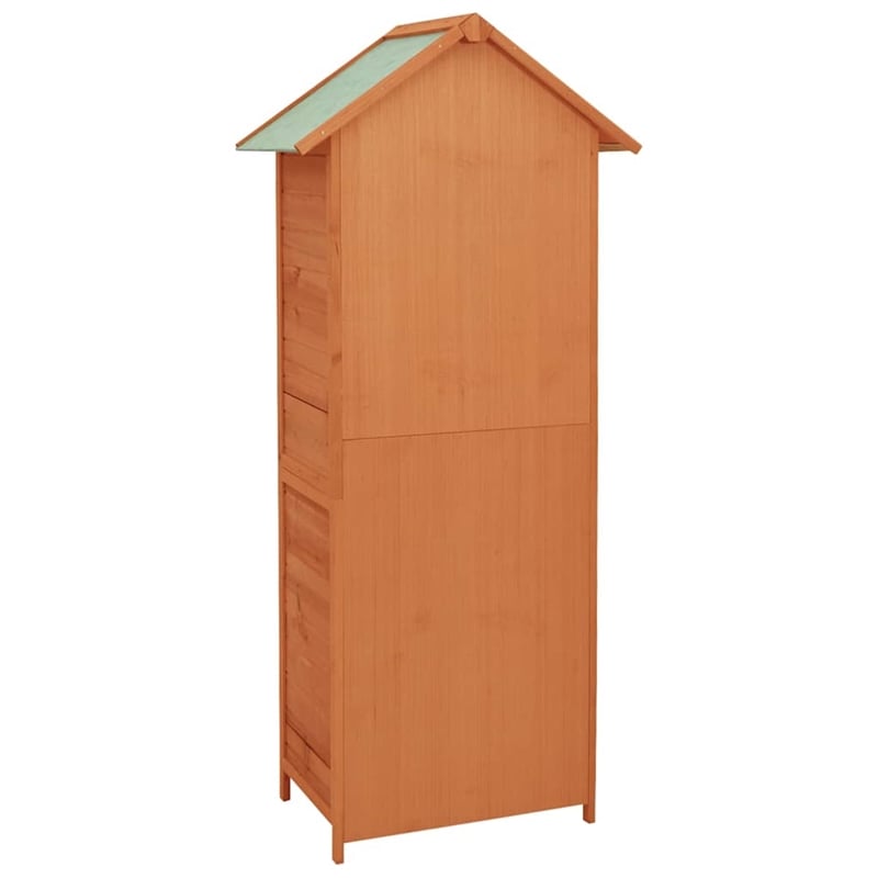 vidaXL Patio Storage Cabinet Brown 16.7