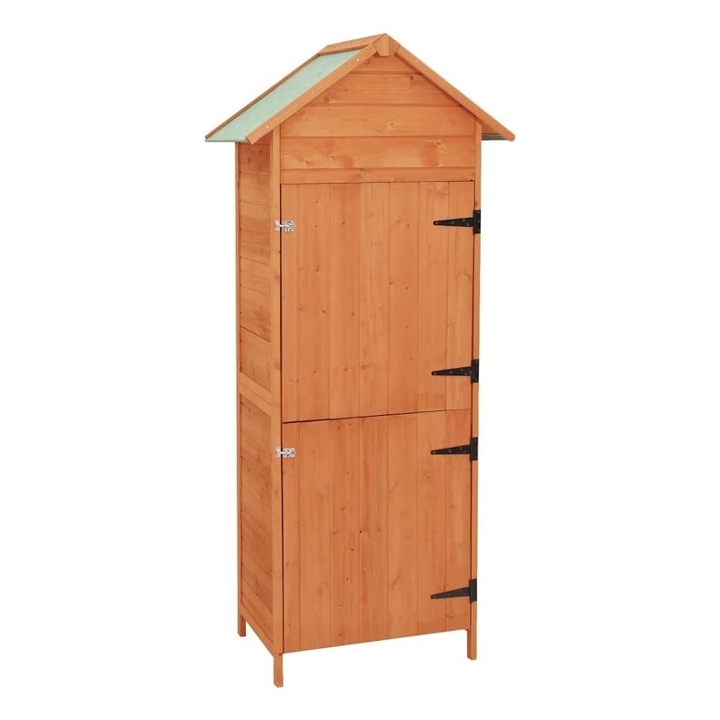 vidaXL Patio Storage Cabinet Brown 16.7