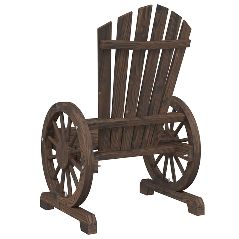 vidaXL Patio Adirondack Chair Solid Wood Fir