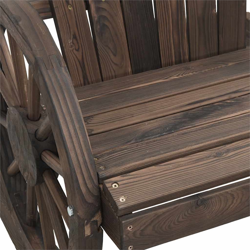 vidaXL Patio Adirondack Chair Solid Wood Fir