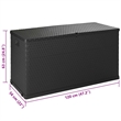 vidaXL Patio Storage Box Anthracite 47.2