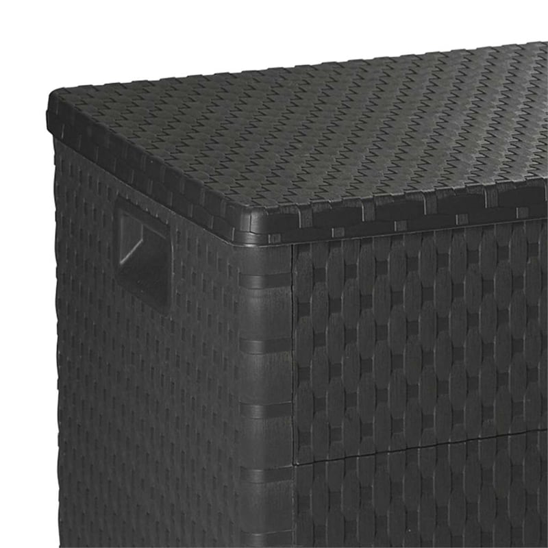 vidaXL Patio Storage Box Anthracite 47.2