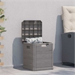 vidaXL Patio Storage Box 23.8 gal Brown Plastic