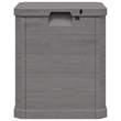 vidaXL Patio Storage Box 23.8 gal Brown Plastic