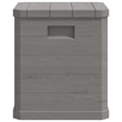 vidaXL Patio Storage Box 23.8 gal Brown Plastic