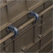 vidaXL Patio Storage Box 74 gal Brown Plastic