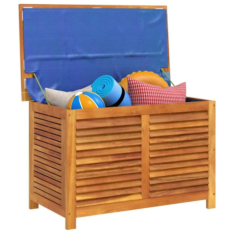 vidaXL Garden Storage Box with Louver 35.4