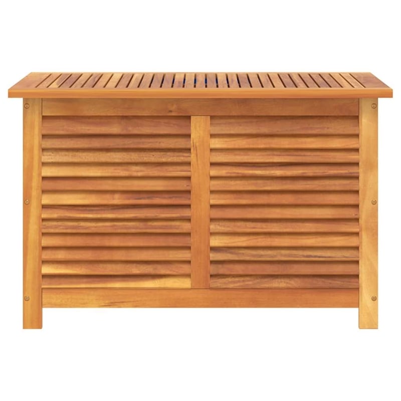 vidaXL Garden Storage Box with Louver 35.4