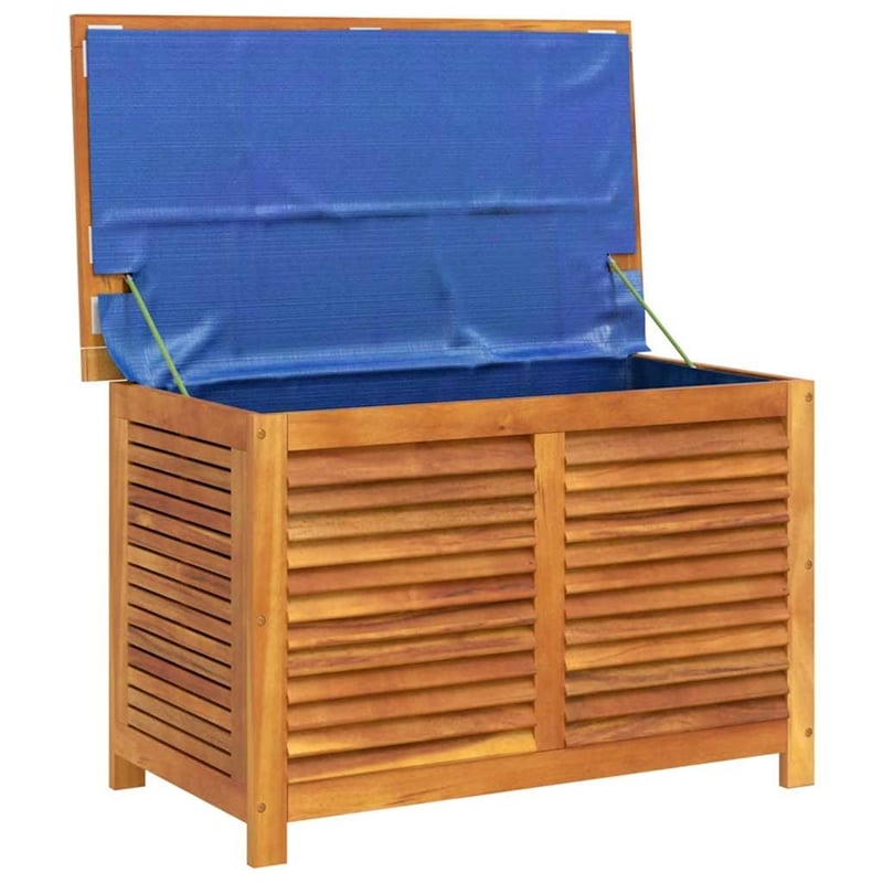 vidaXL Garden Storage Box with Louver 35.4