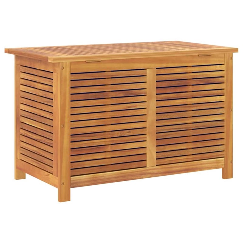 vidaXL Garden Storage Box with Louver 35.4