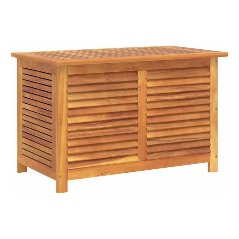 vidaXL Garden Storage Box with Louver 35.4