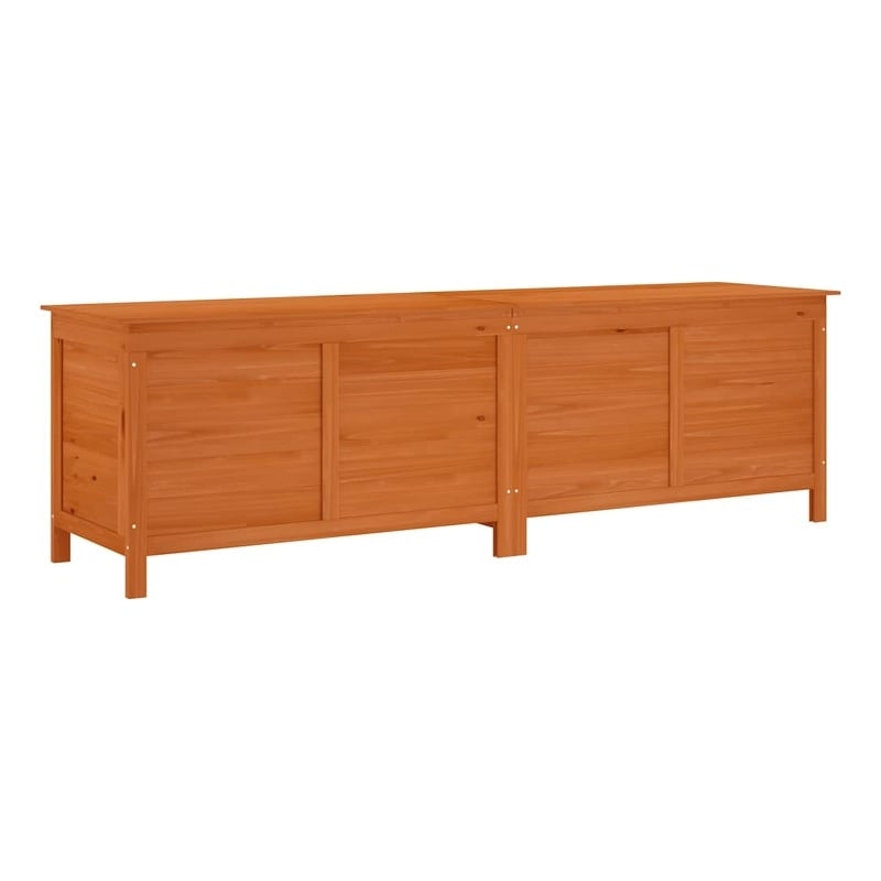 vidaXL Patio Storage Box Brown 78.1