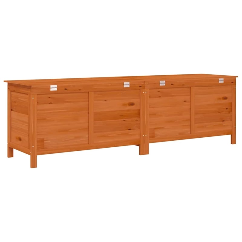 vidaXL Patio Storage Box Brown 78.1