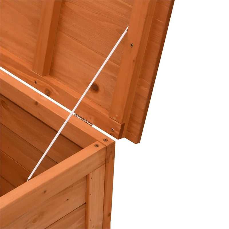 vidaXL Patio Storage Box Brown 78.1