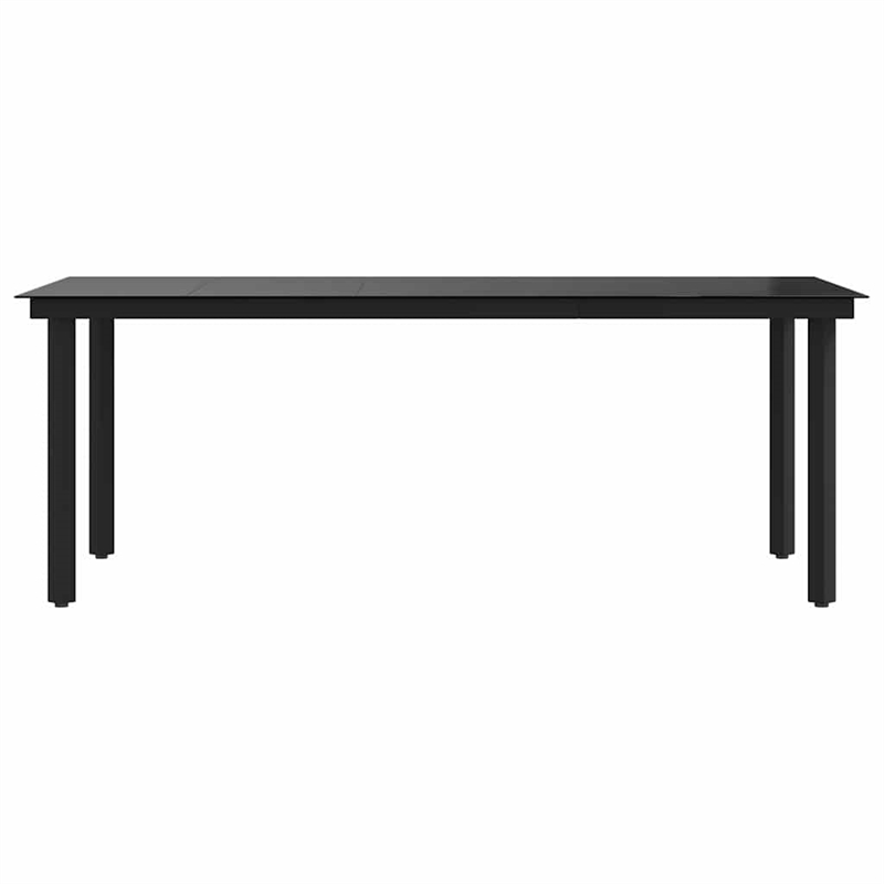 vidaXL Patio Dining Table Black 78.7