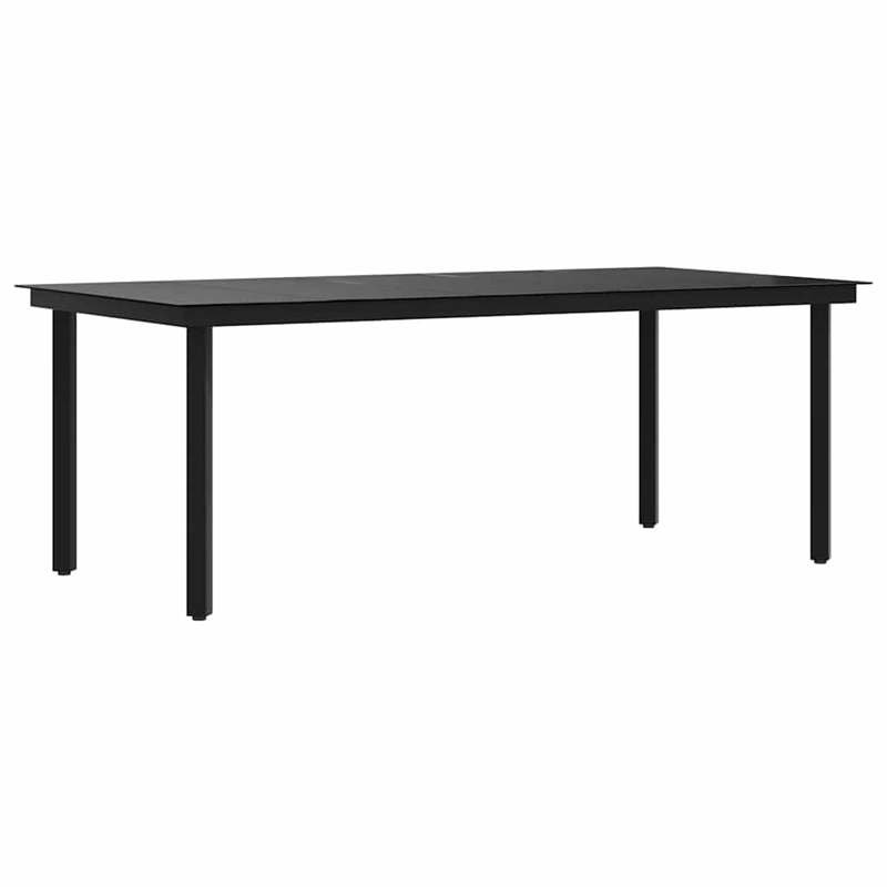 vidaXL Patio Dining Table Black 78.7