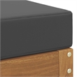 vidaXL Outdoor Footstool Solid Acacia Wood Natural