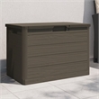 vidaXL Patio Cushion Box Brown 30.5x17.5x20.9