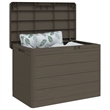 vidaXL Patio Cushion Box Brown 30.5x17.5x20.9