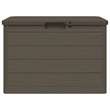 vidaXL Patio Cushion Box Brown 30.5x17.5x20.9