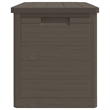 vidaXL Patio Cushion Box Brown 30.5x17.5x20.9