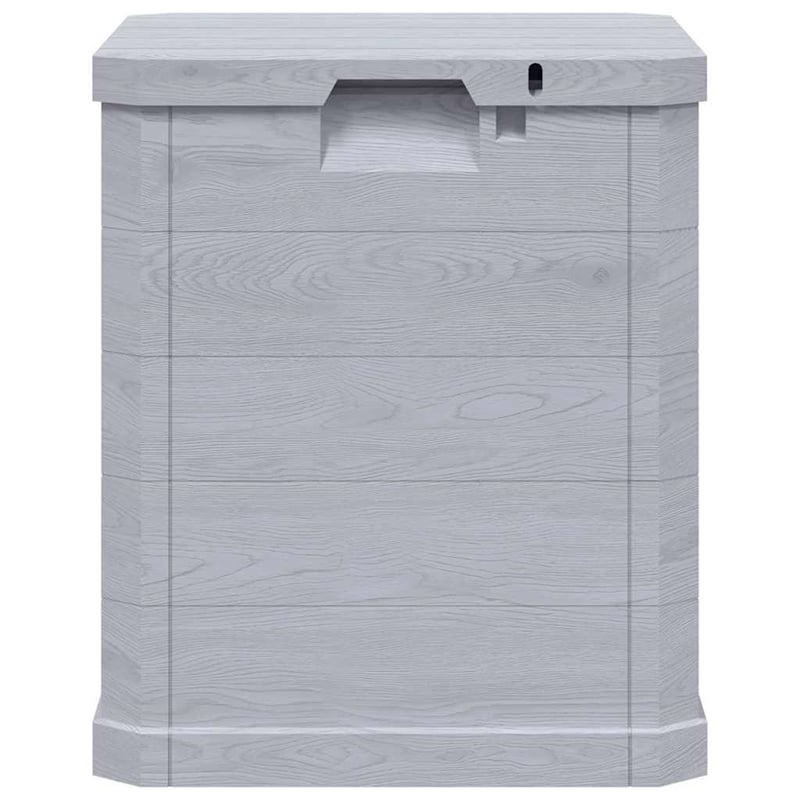 vidaXL Patio Storage Box 23.8 gal Light Gray