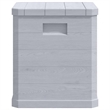 vidaXL Patio Storage Box 23.8 gal Light Gray