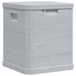 vidaXL Patio Storage Box 23.8 gal Light Gray