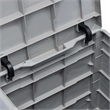 vidaXL Patio Storage Box 23.8 gal Light Gray