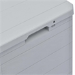 vidaXL Patio Storage Box 23.8 gal Light Gray