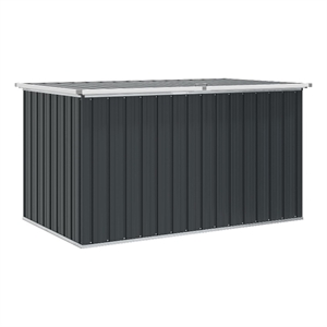vidaXL Patio Storage Box Anthracite 67.3&quotx39&quotx36.6