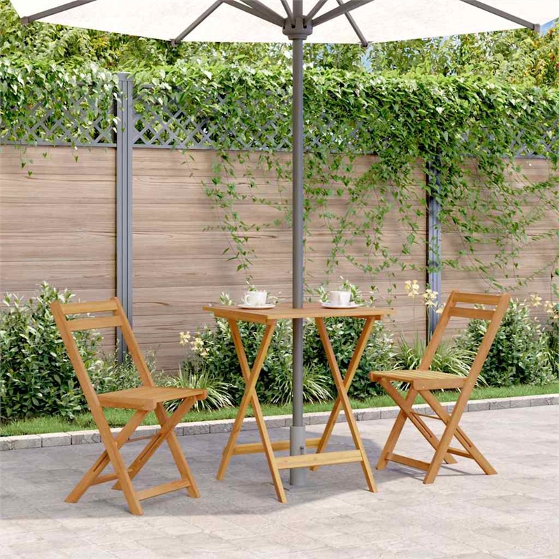 vidaXL Folding Patio Table 23.6