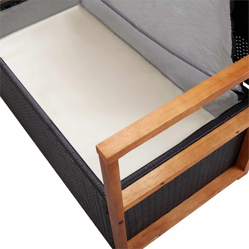 vidaXL Storage Bench 45.3