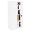 Steel Cabinets USA Fixed Shelf Series in White