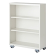 Steel Cabinets USA Mobile Bookcase in White