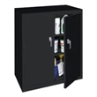 Steel Cabinets USA Counter High Cabinet in Black