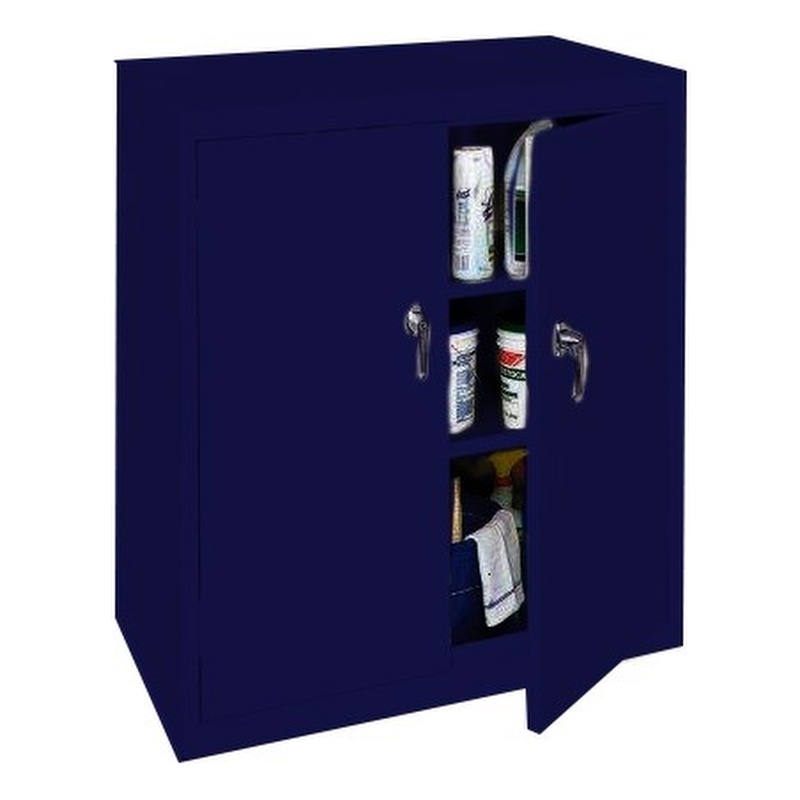 Steel Cabinets USA Counter High Cabinet in Navy