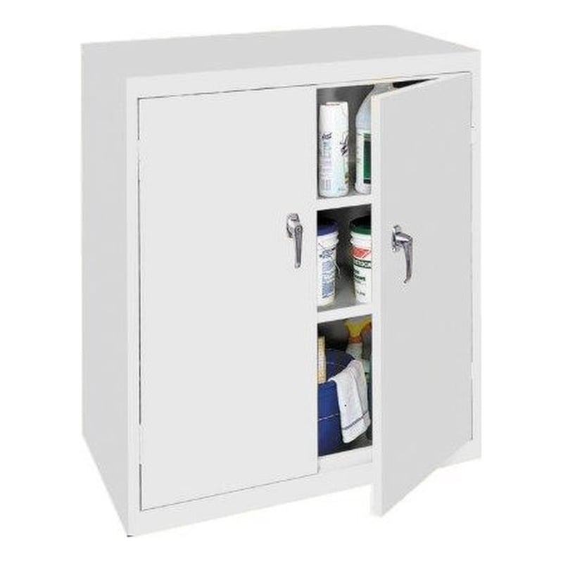 Steel Cabinets USA Counter High Cabinet in White