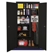 Steel Cabinets USA All Purpose Combination Cabinet in Black