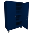 Steel Cabinets USA Mobile Storage Cabinet in Navy
