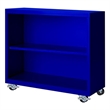 Steel Cabinets USA Mobile Bookcase in Blue
