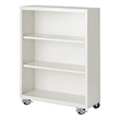 Steel Cabinets USA Mobile Bookcase in Almond