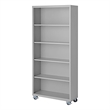 Steel Cabinets USA Mobile Bookcase in Gray