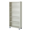 Steel Cabinets USA Mobile Bookcase in Almond