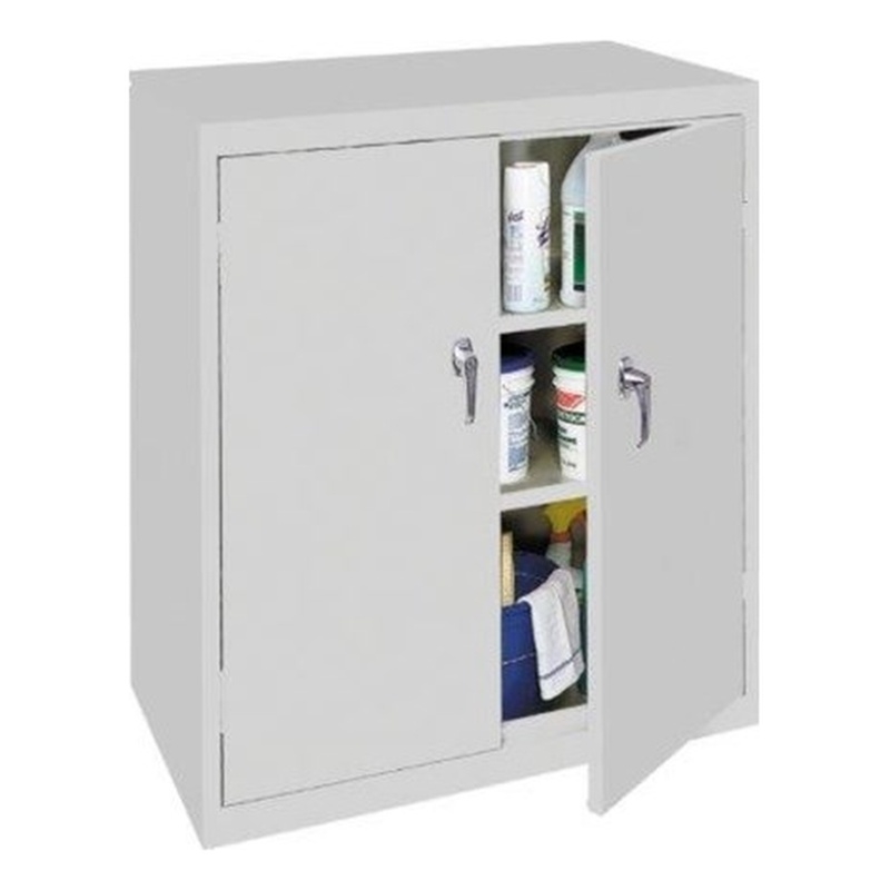 Steel Cabinets USA Counter High Cabinet in Gray