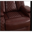 Star Home Living Breathing Leather 3-Piece Recliner Sofa Set in Brown
