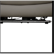 Star Home Living Breathing Leather/PVC 3-Piece Recliner Sofa Set in Light Gray