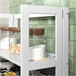 Jela Solid Wood 3 Shelf Folding Bookcase - White