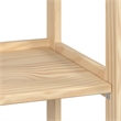 Jela Solid Wood 3 Shelf Unassembled Pantry Shelving - Unfinished