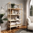 Jela Solid Wood 4 Shelf Unassembled Pantry Shelving - Unfinished